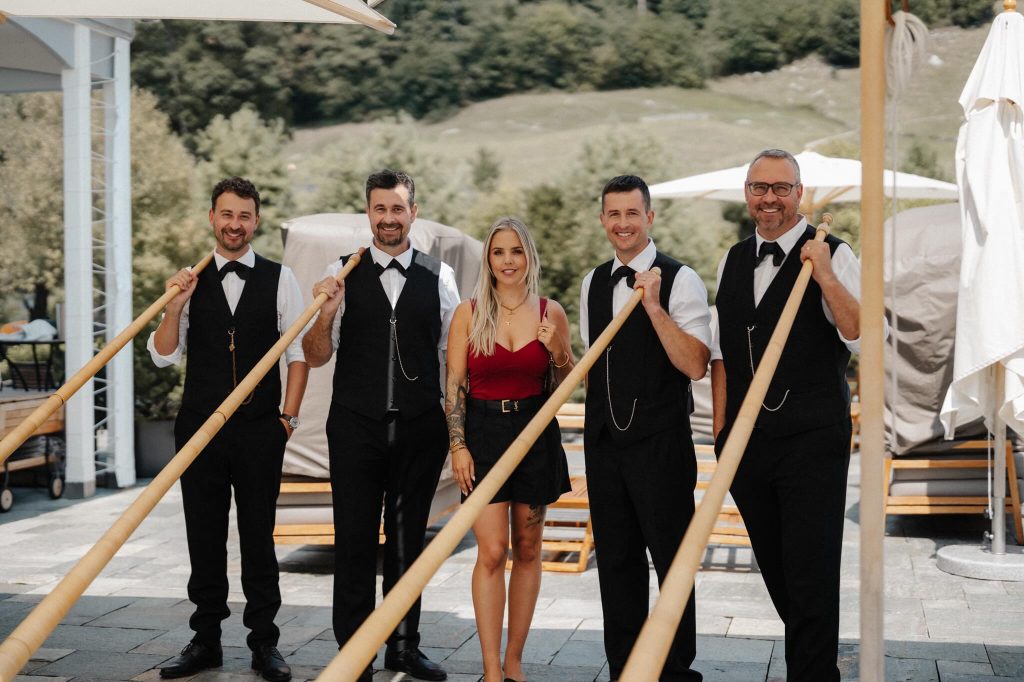 Diä Alphorn-Artiste unterwegs